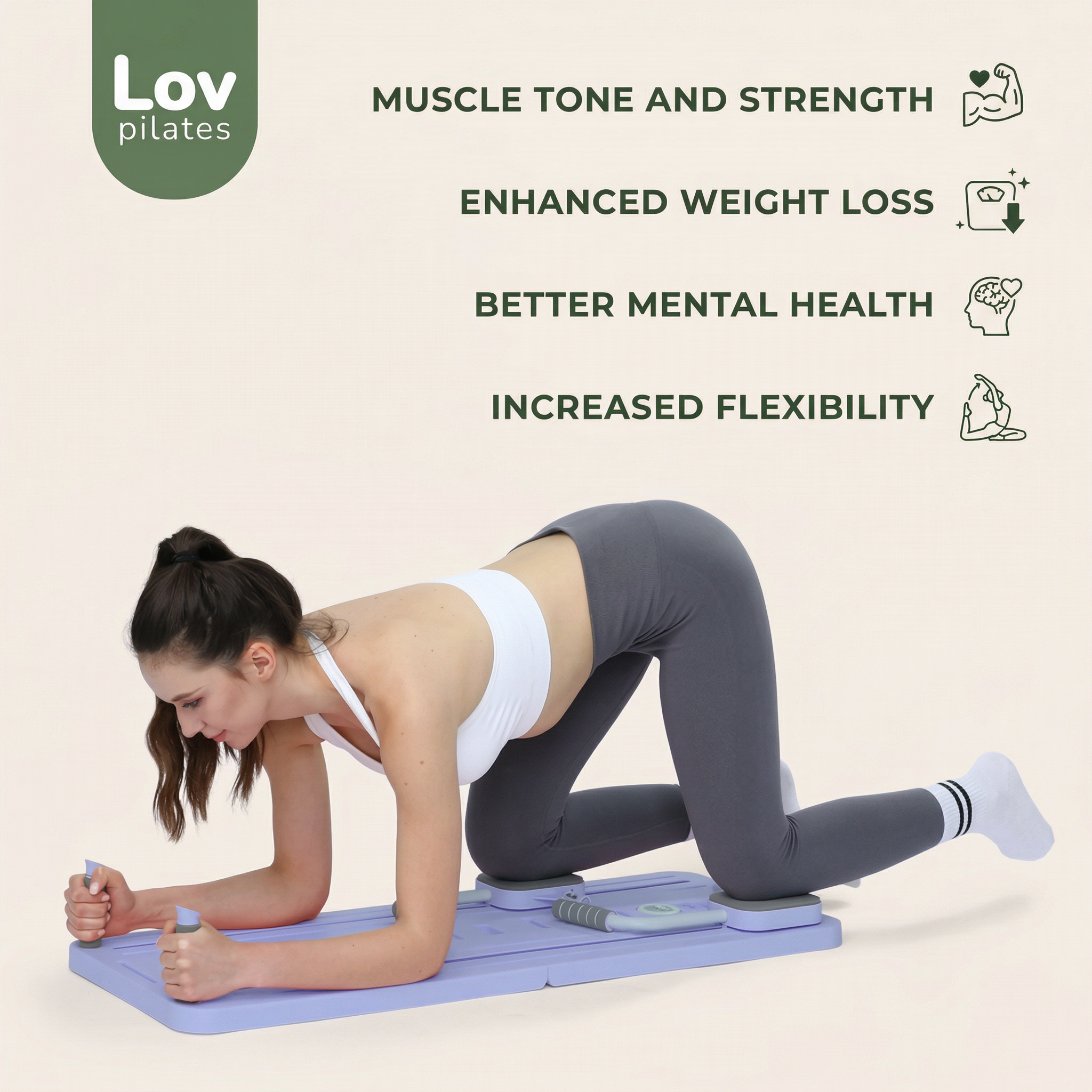 Lov Portable Pilates Reformer