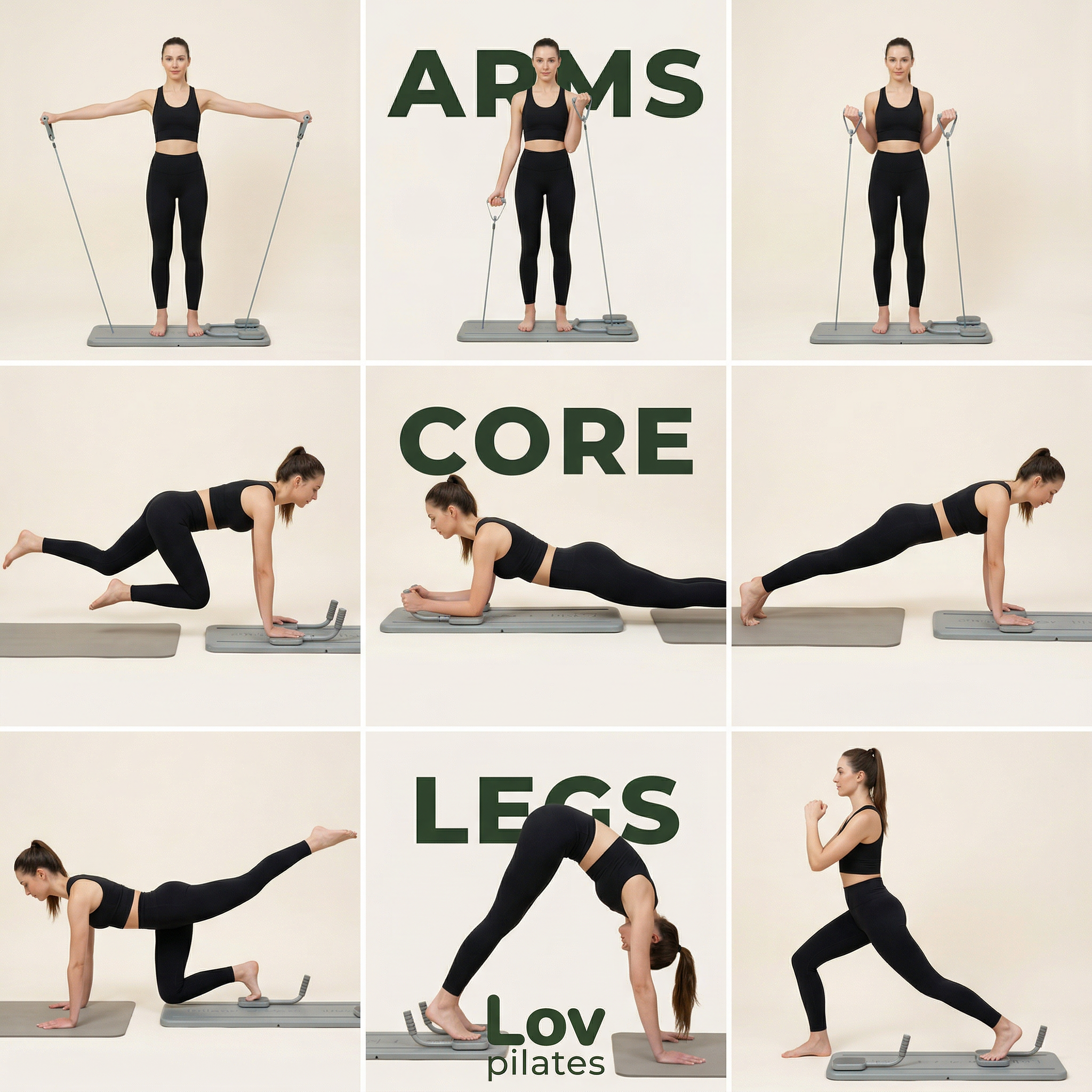 Lov Portable Pilates Reformer